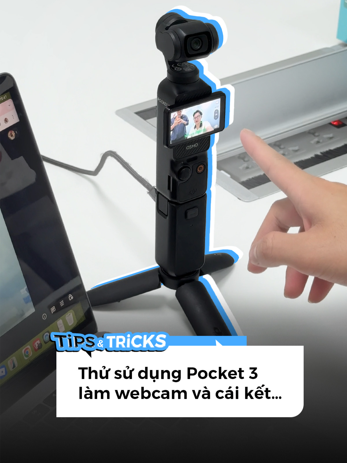Dùng Pocket 3 làm Webcam bạn đã thử chưa? #OsmoPocket3#reviewcongnghe#livestream#DJIbyGlobalVision