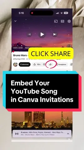 Want your digital invitation to play YOUR favorite song? In this quick tutorial, learn how to embed any YouTube song into your Canva digital invitation website step by step. Perfect for Wedding Invitations, Quinceañera, Sweet 16, Baby Shower, and Birthday Invitation Websites ✨ Customize your invite, add your music, and create a truly unforgettable experience for your guests 💻🎶 ⸻ #CanvaTutorial, #DigitalInvitation, #WeddingWebsite, #OnlineRSVP, #EditableTemplate