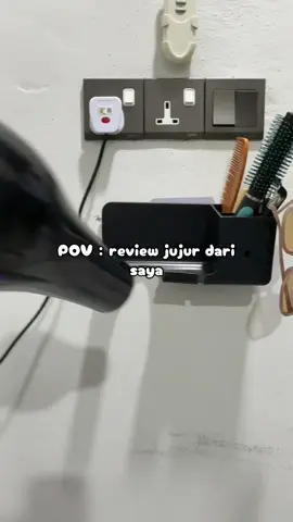 #hairdryer #hairdryerholder #wallshelf #rakgantung #fyp 