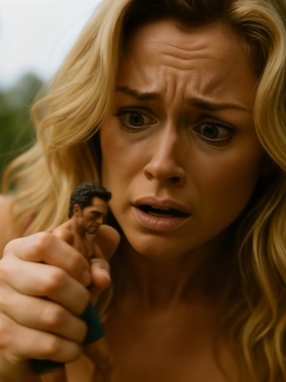 The happening striked, all men of the world have shrunk. A new TV Show is made. 10 tiny men and one giant woman are put in a desert island for 10 days. If the woman eats all 10 men, she gets 10 millions. If at least 1 tiny man is alive, all the remaining alive tiny men will share the 10 millions.#tinymen #shrunkenmen #shrunkenman #giantess 