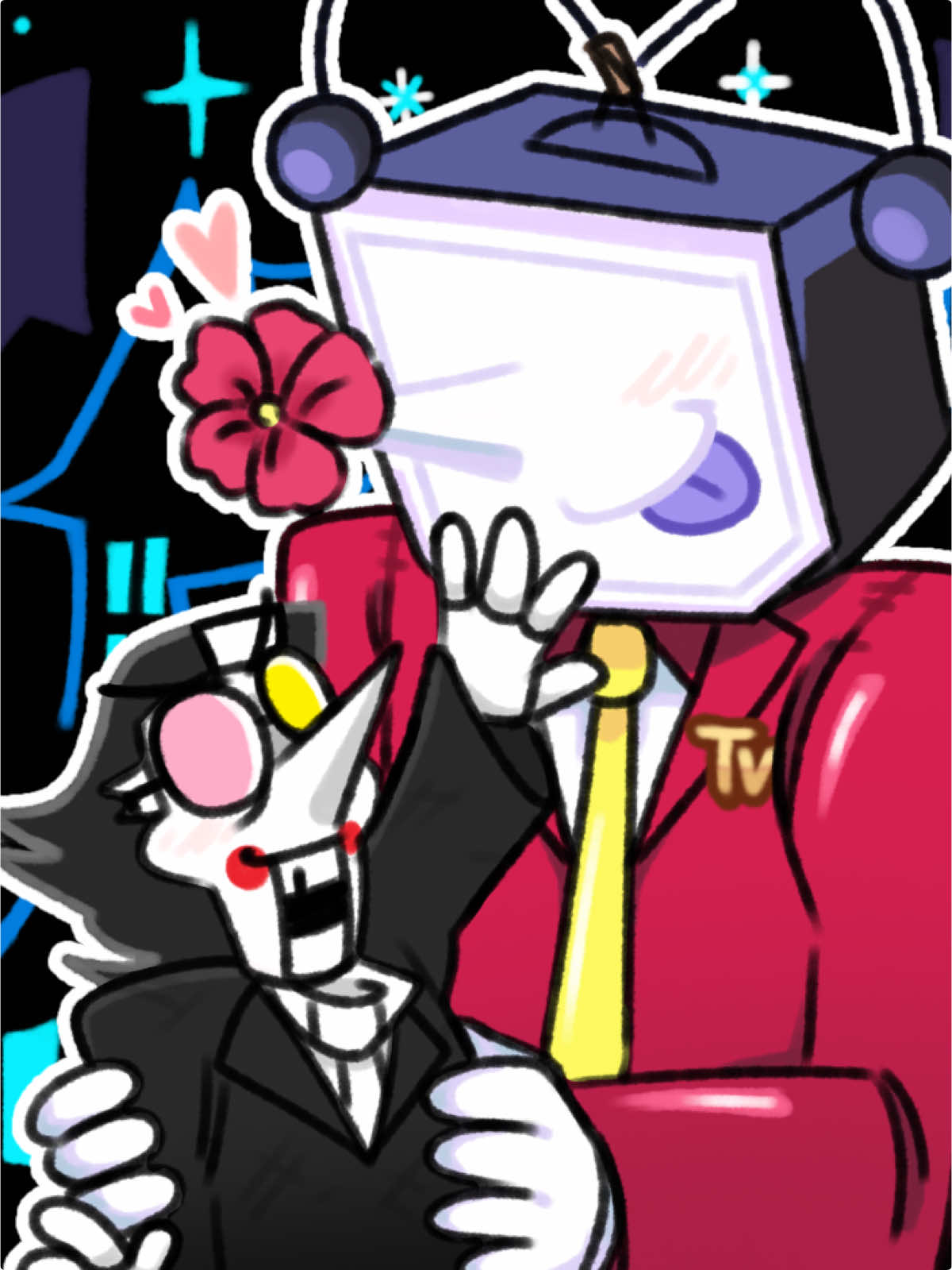 Isn’t obvious that I love SpamTenna!!❤️ #Deltarune #Tenna #Spamton #SpamTenna