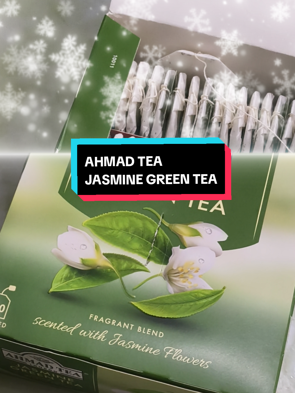 My fav green tea from Ahmad Tea Jasmine Green Tea😍 Korang kena cubaaa😋 If you’ve been wanting to try green tea but you’re scared it’ll be too bitter, this one is honestly beginner-friendly. And it’s not even that bitter, I drink it without sugar and it’s still smooth😙 Perfect after meals or when I just want something warm and relaxing💃  #ahmadtea #bestdooh #healthylifestyle #routine #fyppppppppppppppppppppppp 