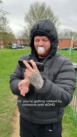 POV: you’re getting robbed by someone with ADHD #adhd #roadman #london 