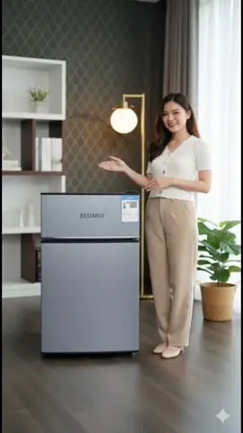 Tủ lạnh mini ECOMIX 2 ngăn đá 