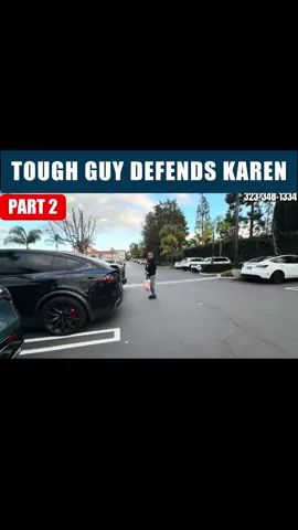 Part 2: TOUGH GUY DEFENDS KAREN #audit #police #cops #karen