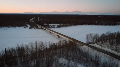 Mount Denali in all of its Glory - Talkeetna, Alaska - 2/26/26 #alaska #Denali #mountains #winter 