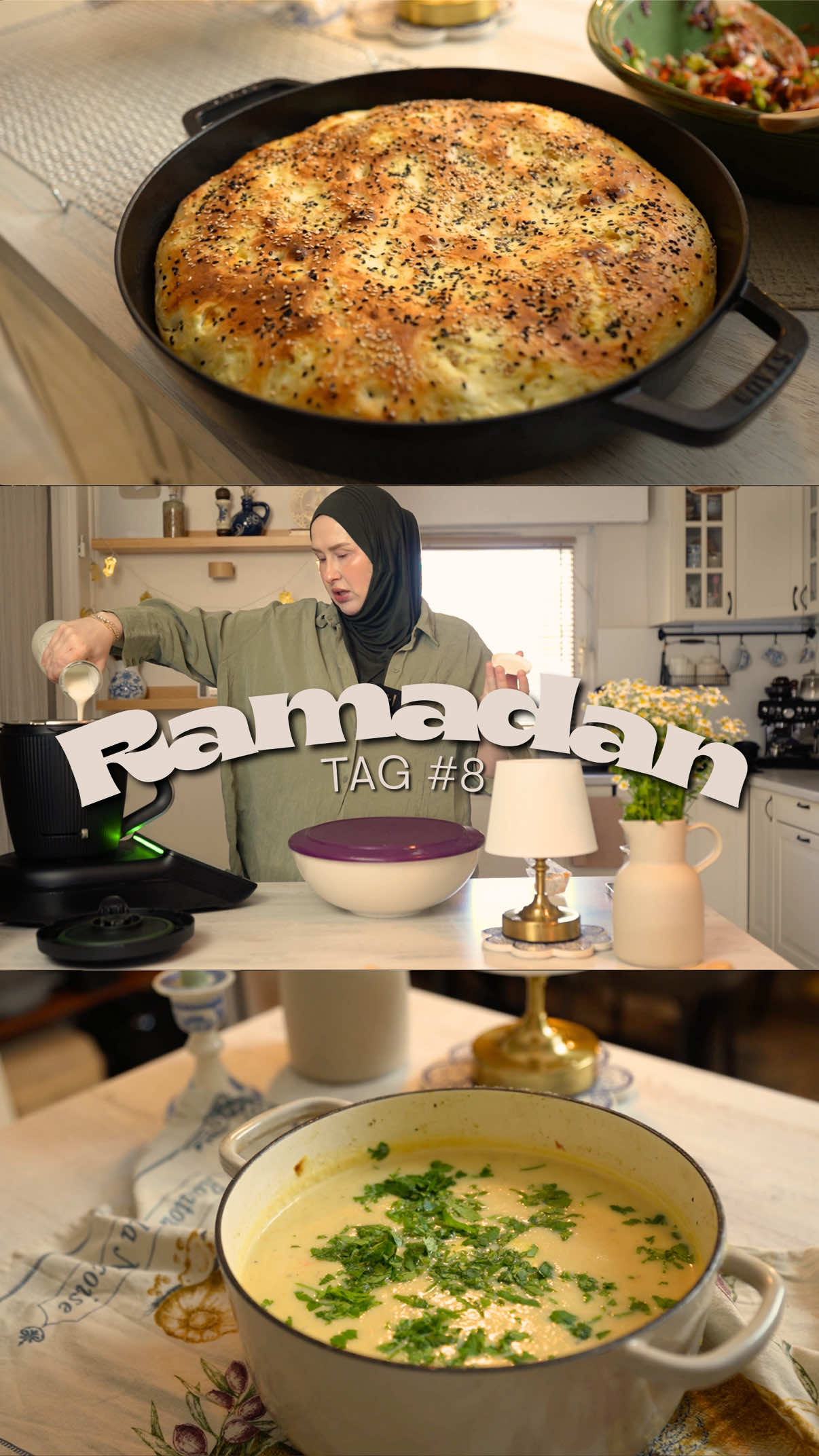 Den ganzen Vlog gibt es auf YouTube #ramadanvlog #Ramadan #cooking #berlinersechslinge 