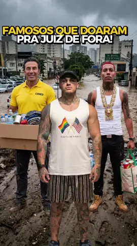 FAMOSOS QUE DOARAM PRA JUIZ DE FORA! #juizdefora #toguro #pozedorodo #fy 