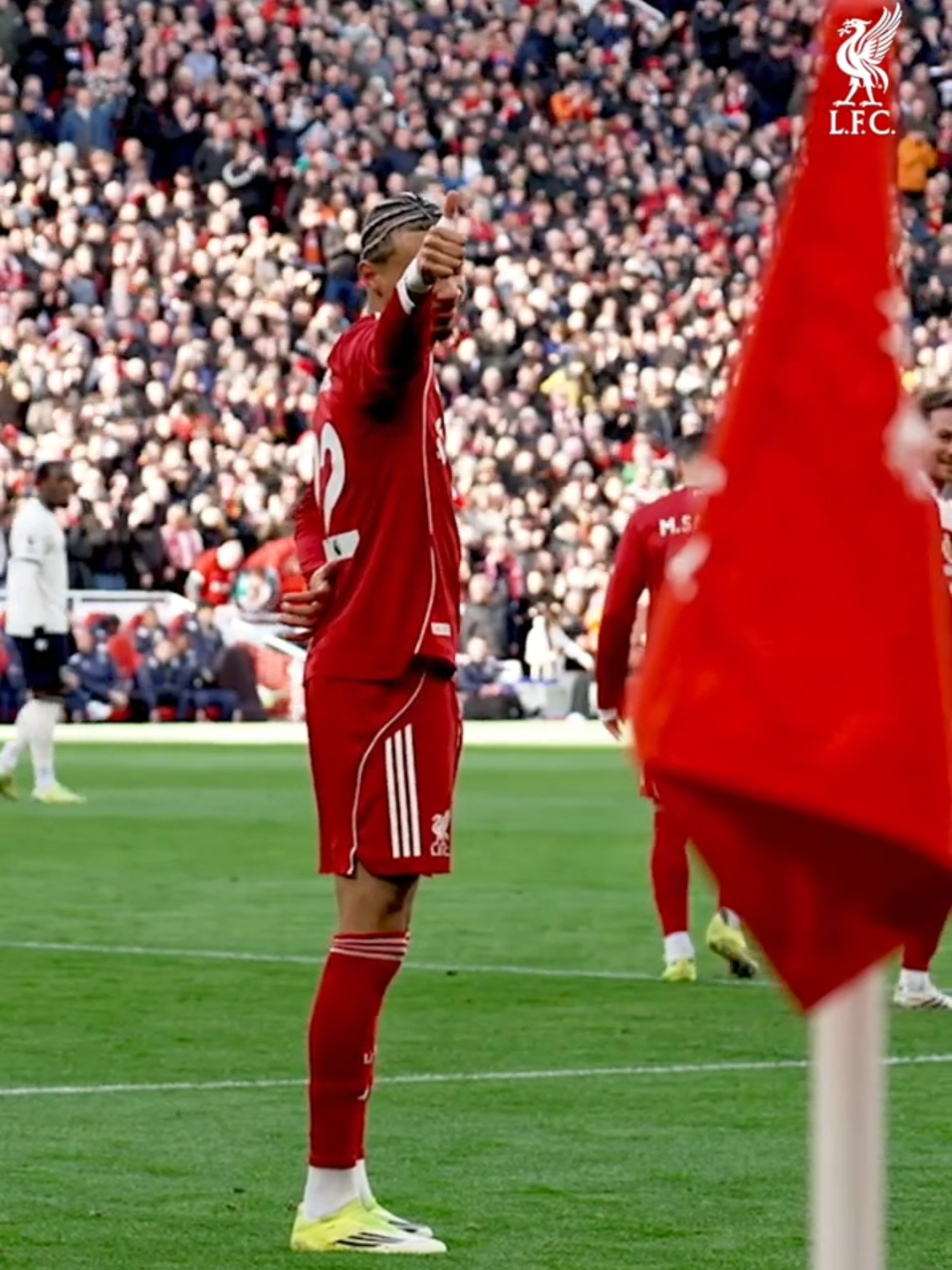 POV : Unlock new celebration but all previous are already iconic #hugoekitike #liverpoolfc #PremierLeague #ynwa 