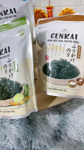 Rong biển trộn cơm Genkai gói 40g #rongbiengenkai #rongbien #rongbientroncom #rongbientroncomgenkai #rongbientroncomgenkaigoi40g