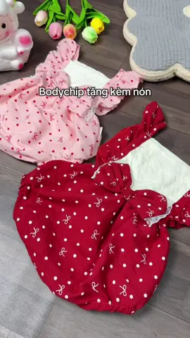 Bodychip tặng kèm nón cho bé✨#thoitrangchobe #beyeu #thoitrangtreem #xuhuong #viral 