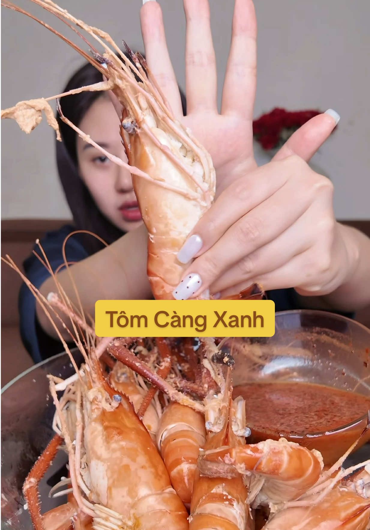 Tôm càng xanh #bongmia #mukbang #tomcangxanh 