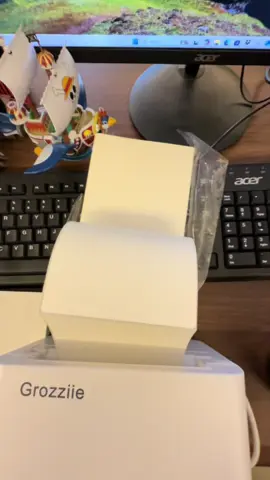 Leveling up the packaging game today! #SmallBusiness #packingorders #thermalprinter #entrepreneur 
