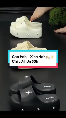 Dép độn đế nữ này mang vào là thấy chân dài hơn liền luôn nha. #depdonde #depxinh #thoitrangnu #tiktokshop