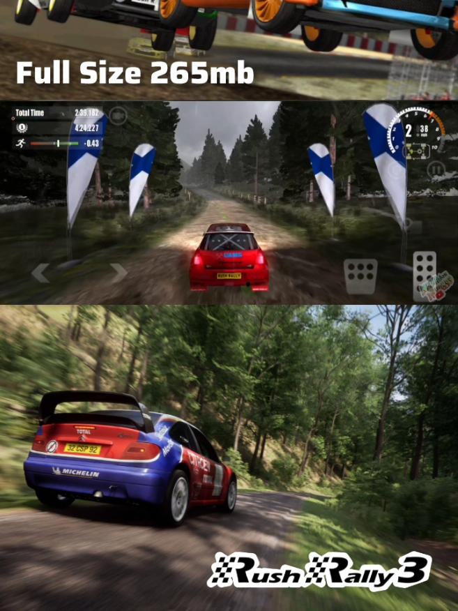Rally Rush 3 Full Version Only 265mb Mod Unlimited Money #rallyrush3 #mod #gameplay #androidgames #fyp 