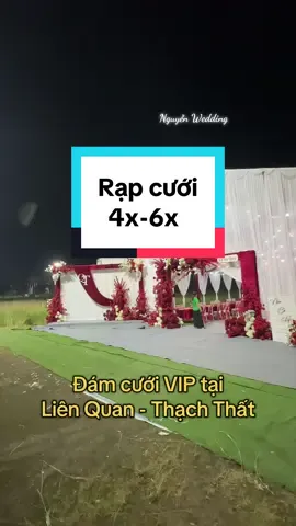 Đám cưới tone đỏ trắng #wedding #rapdep #rapdepthachthat #rapcuoithachthat #cuoihoi 