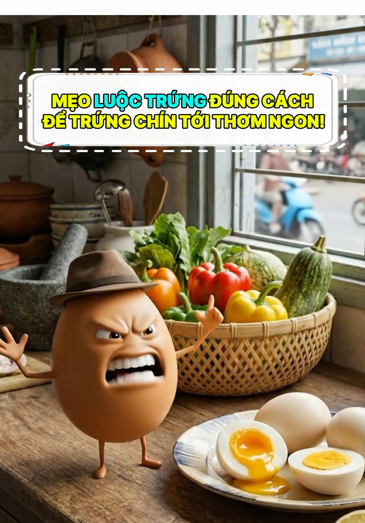 🥚Bí quyết để luộc trứng đúng cách, chín tới, thơm ngon cả nhà mê  #nauan #healthylifestyle #xuhuong #giadinh #meovat