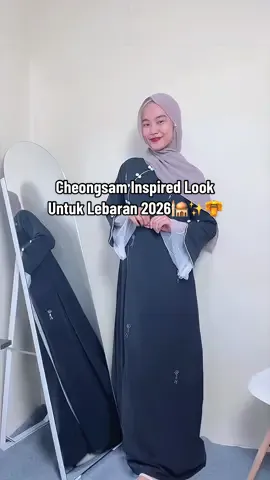 Akhirnya nemu gamis cheongsam super elegan wajib punya buat lebaran #cheongsam #cheongsamdress #gamiskekinian #gamiswanita #outfitlebaran 