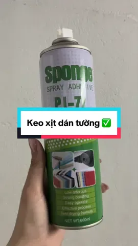 Keo xịt dán tường ✅#xuhuongtiktok #diêmrevirew 