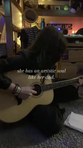 #guitargirl #artistgirl #father #ilovemydad #viral 