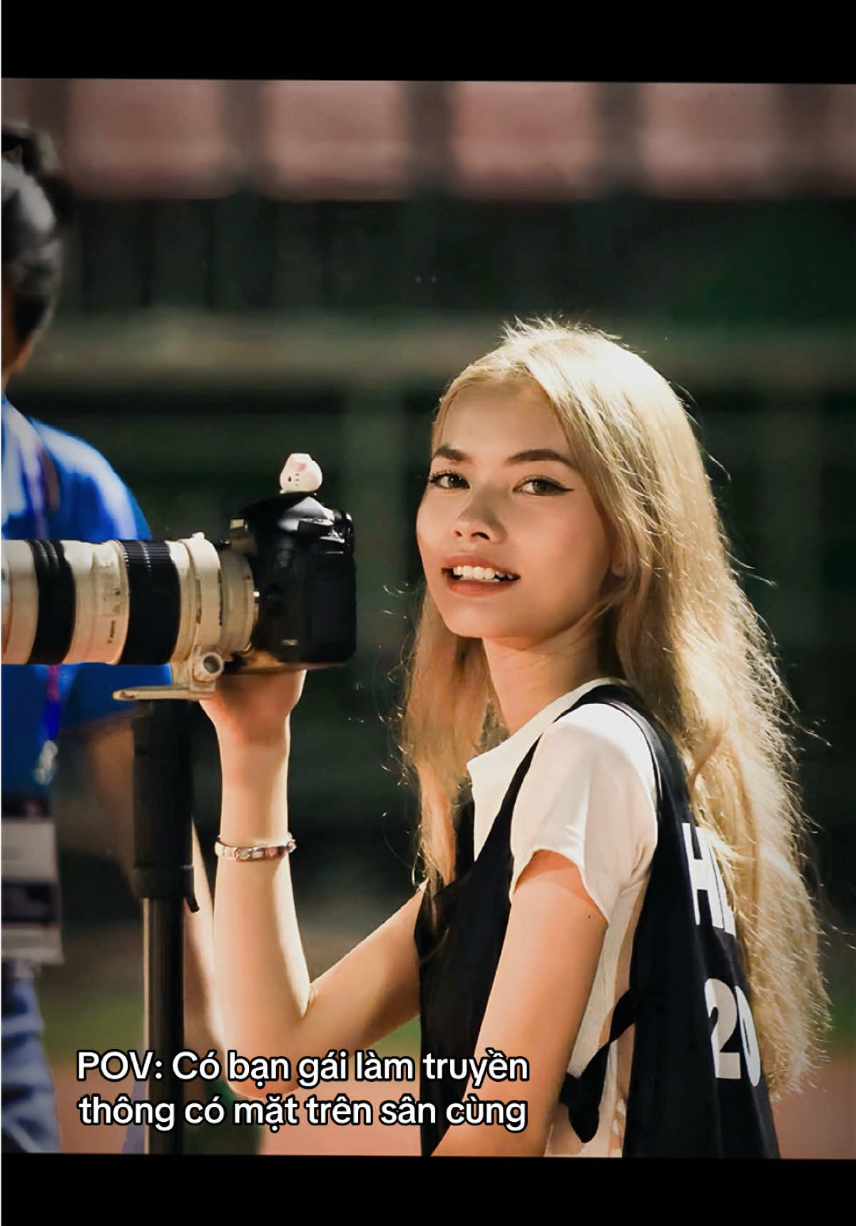 Có bạn gái làm truyền thông thì sao📸😘⚽️💪🏻 #bongda #sportphotography #CapCut #fyp #thethao 