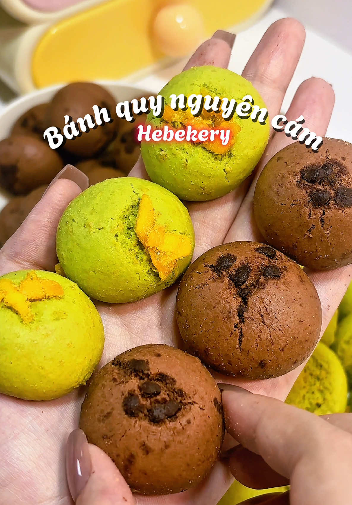 Cookie hạnh nhân nguyên cám Hebekery #banhquy #banhhealthy #hebekery #banhquysocola #xh 