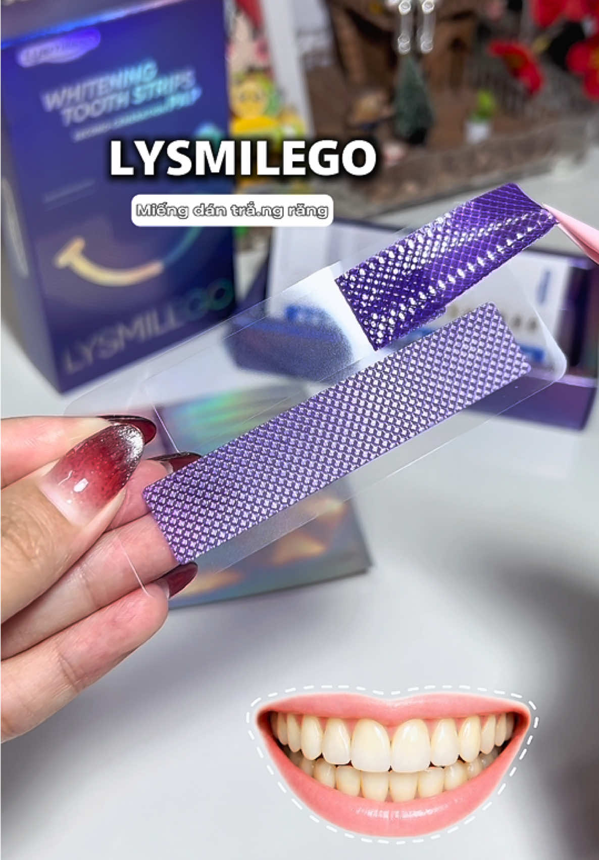 Răng vàn.g,hơi thở toả mùi dùng miếng dán này đii mấy bồ 🫶😻#Unboxing #miengdantrangrang #miengdantrangranglysmiego #chamsocrangmieng #goclamdep 