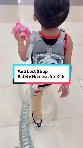 2 in 1 Baby Anti Lost Strap Wrist Band Backpack Harness Leash #safetyharnessforkids #antilostforkids #safetyharnessleashantilostwristband #harnessforkids