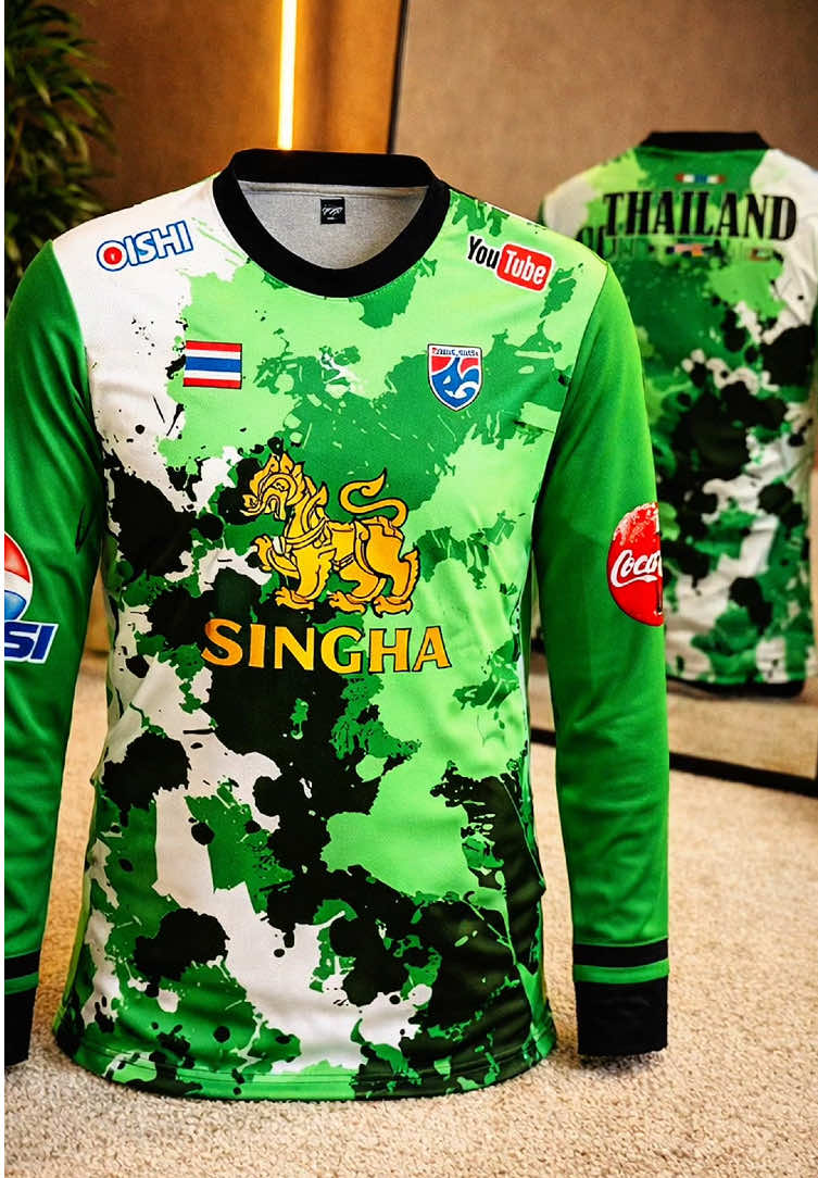#เสื้อกีฬาพิมพ์ลาย #เสื้อแขนยาว 