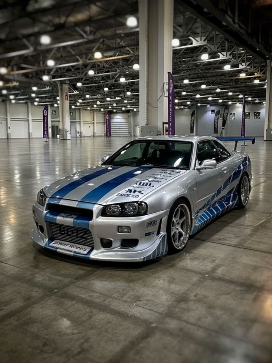 SKYLINE GTR R34🇯🇵❤️‍🩹🔥 (GODZILLA) #SupercarHistory #seguidores #viraltiktok #paratii #racinglegend