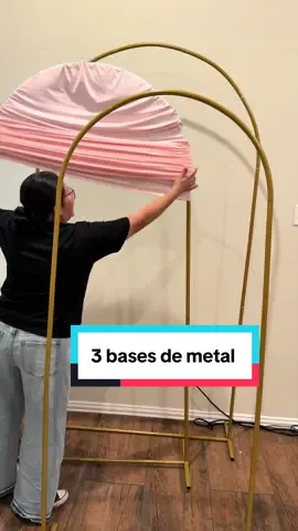 3 bases de metal #metalarch #arch #partydecor #decor 