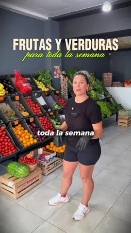 Todo lo que podes comprar en frutas y verduras para una semana 🍐✅ . . Creen que es poco o mucho? #supera #verduleria #frutayverdura #sanrafael #mendoza 
