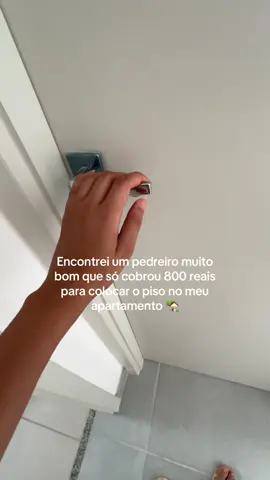 Fez em 2 dias, e o trabalho perfeito   #reforma #apartamento #piso 