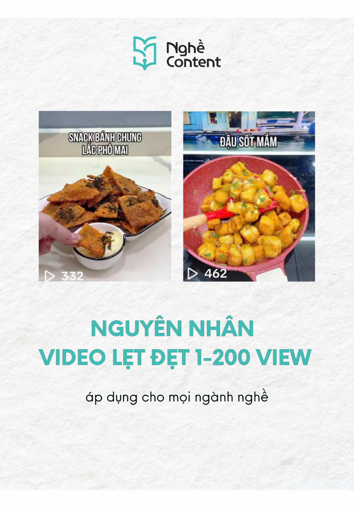Lí do video chỉ lẹt đẹt vài trăm view?? #nghecontent #content #xuhuong #contentviral 