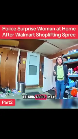 Police Surprise Woman at Home After Walmart Shoplifting Spree #cops #police #copsusa🚔🇺🇸 #policeofficer #foryou  
