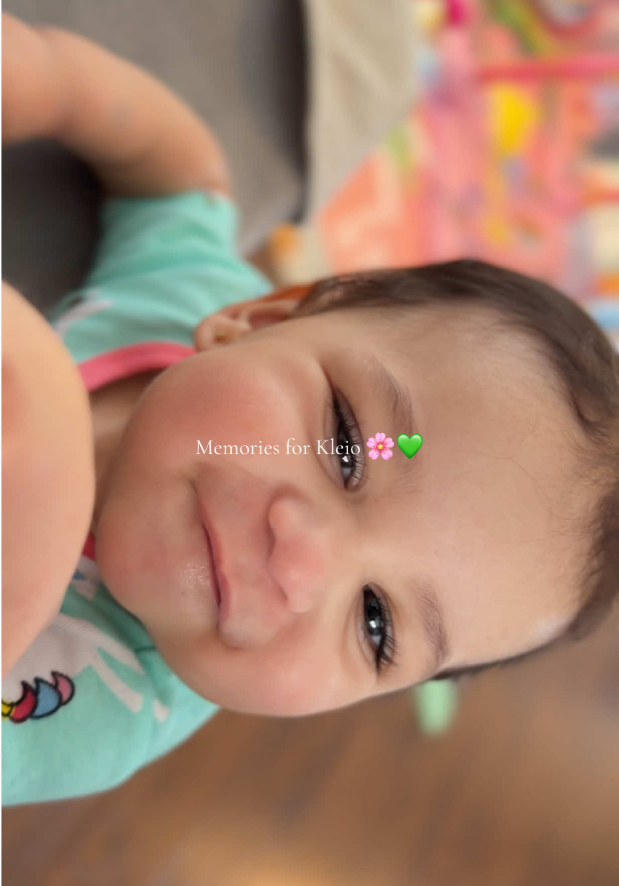 Memories for Kleio 🌸💚 Para q lo vea cuando tenga 10, 20, 30, 40, 50, 60, 70, 80, 90 ♾️ #kleio 