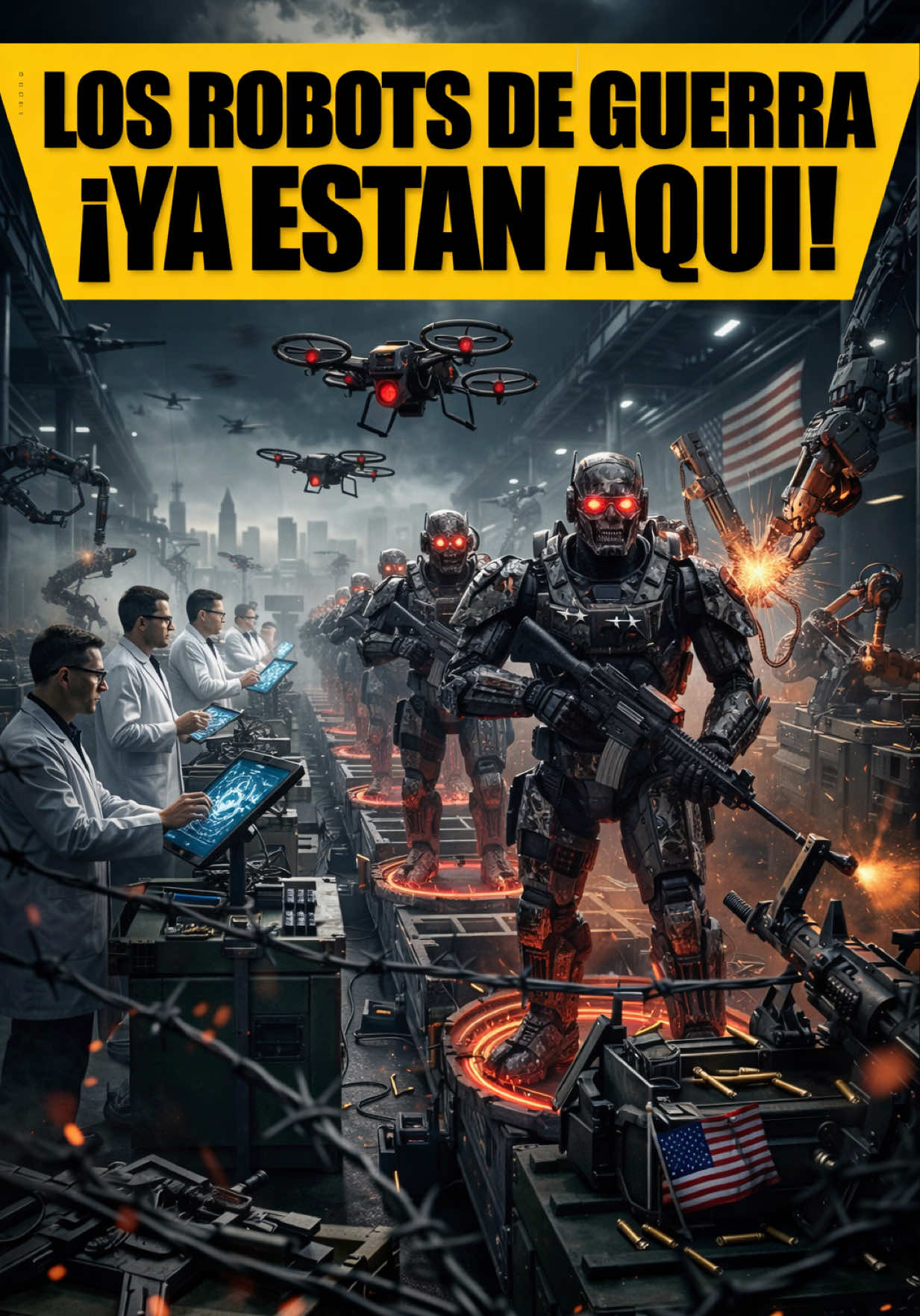 Te has dado cuenta de lo rápido que está avanzando la tecnología militar? Drones autónomos. Robots soldados. Inteligencia artificial tomando decisiones en el campo de batalla. La guerra del futuro ya empezó… y muchos ni siquiera lo han notado. Mira el análisis completo en YouTube. Síguenos también en @laconcienciapodcast #InteligenciaArtificial #RobotsMilitares #TecnologiaDelFuturo