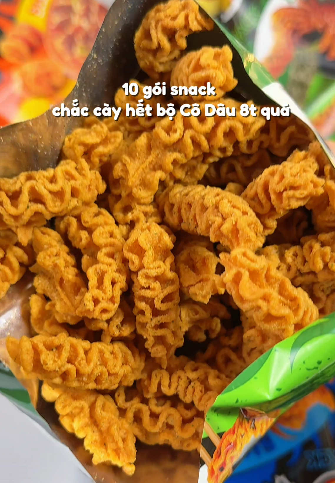 10gói snack mực nướng này chắc cày hết bộ Cô Dâu 8t luôn á. Vừa nhiều vừa ngon lun #doanvat #snack 