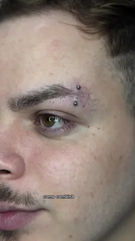 Piercing sobrancelha ✨ #piercing #piercings #piercingsobrancelha #piercer #piercingportoalegre 