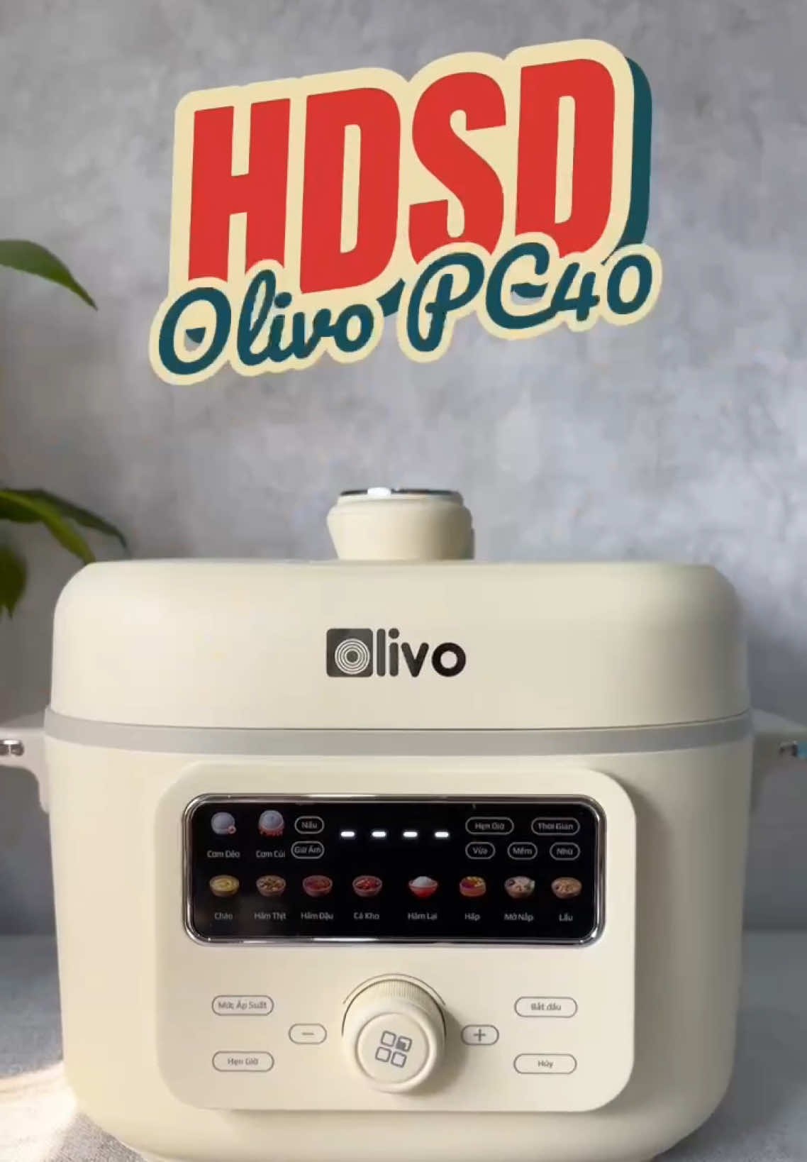 Hướng dẫn sử dụng nồi áp suất Olivo PC40 #olivo #noiapsuat 