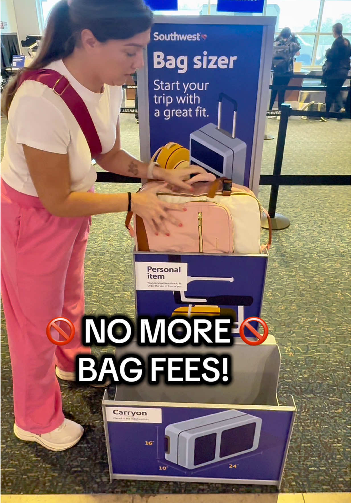Stop paying checked bag fees. ✈️ This Lovevook travel backpack fits inside the airline personal item sizer and slides right under the airplane seat, which means it qualifies as a free personal item on most major airlines. If you’re looking for a personal item backpack for flights that holds a lot but still fits under the seat, this one is a game changer for carry-on only travel. #travelbackpack #travelbag #lovevookbackpack #travelhack #travelmusthaves 