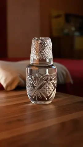 Crystal Bedside Carafe and Glass Set, Aesthetic Water Pitcher Cup 525ML, Luxury Drinkware, Crystal Glassware for Home Decor, Elegant Night Set #waterbottle #holidaydrinkware #dinnerwareset #atlluxurydecor #copperwaterbottle #nightstandforbedroom #customwineglass #intuitivecrystalset #handmadecrystaldecor #christmasinsulatedwaterbottle