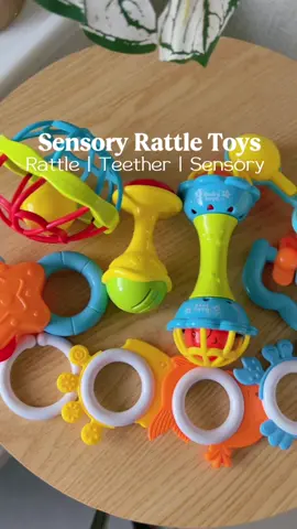 Sensory Rattle Toys . Babies will surely love this .Good for brain development . #sensorytoys #rattletoys #teether 