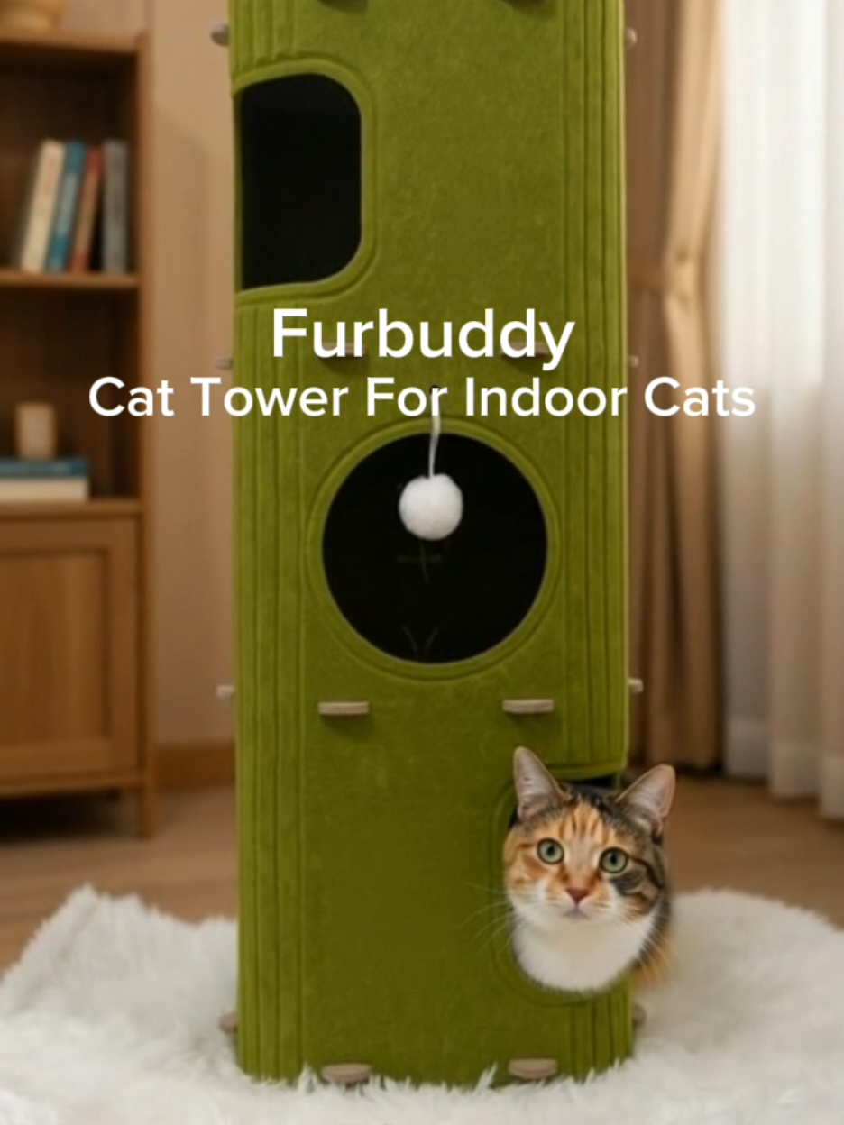 Furbuddy Cat House Cat Tower for Indoor Cats #cat  #cattower  #cathouse  #petshop 
