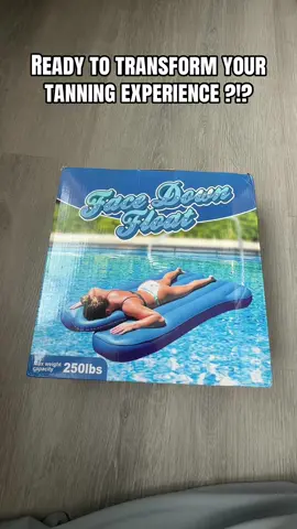 Tanning your back has never been easier!! #poolfloat #facedownfloat #tanningyourback #suntanning 