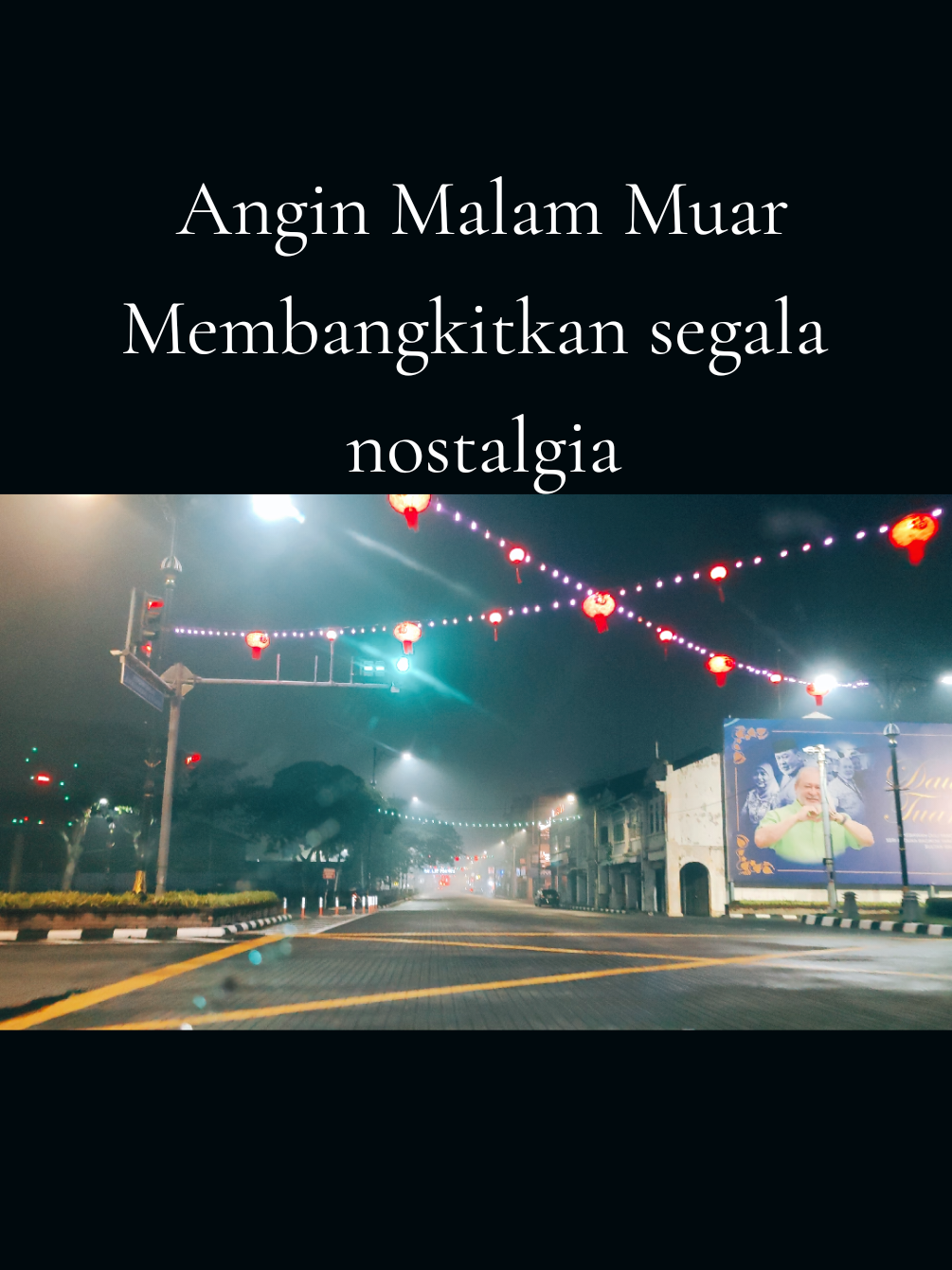 Pemanduan pada waktu tengah malam di sekitar bandar Muar.. Sepi, Senyap, Tenang, bersih Benar-benar mengundang nostalgia lama yang secara diam-diam menerpa ke ruang minda #bersih #cleancity  #muar #lepashujanpastiadapelangi🌈 #muarjohor 