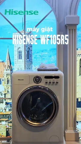 Máy giặt sấy sang trọng mà ai cũng nên được trải nghiệm #hisense #hisensevietnam #maygiatsay 