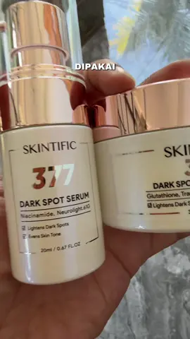 Skincare super duper SIMPLE‼️ cuma 2 aja udah bisa usir flek sama bekas2 #skintific #promoskintific #skintific377darkspot #RamadanEkstraSeru #darkspot 
