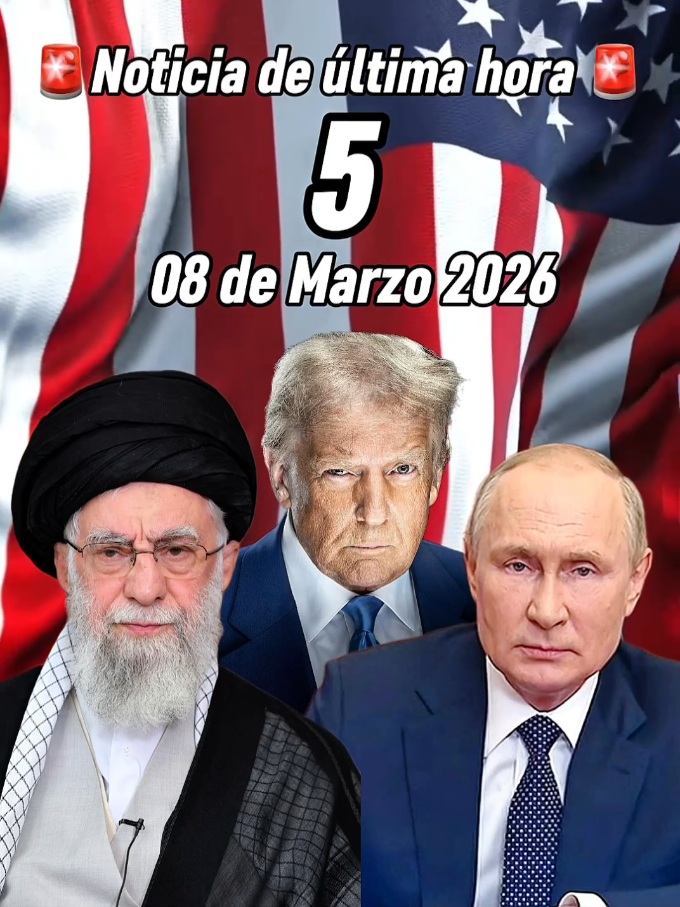 Última hora 🚨 Es Importante que lo sepas.Las 5 Noticia de hoy 08 De Marzo 2026 #iran #guerra #ultimahora #noticias #usanoticias 