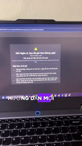Hướng dẫn mở khoá đình chỉ 180 ngày trong vòng 5 phút #xuhuong #mokhoafacebookbidinhchi180ngay 